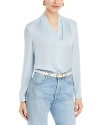 Kobi Halperin Nellie Silk-blend Pleated Blouse In Chambre