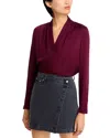 Kobi Halperin Nellie Silk-blend Pleated Blouse - Exclusive In Mulberry
