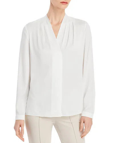 KOBI HALPERIN NELLIE SILK-BLEND PLEATED BLOUSE,KF9B86-19