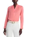 Kobi Halperin Nellie Silk Blend Top In Cherry Blossom