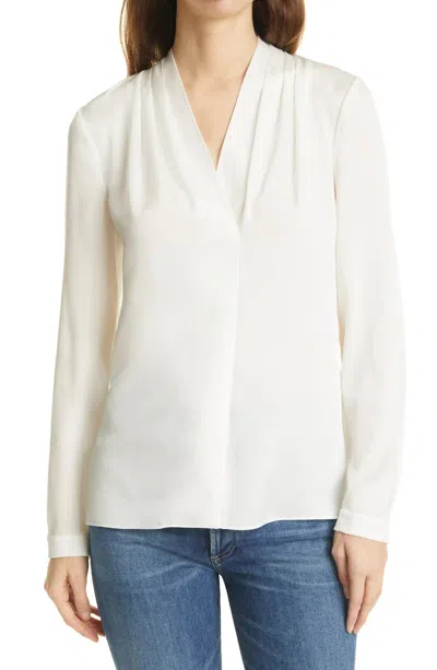 Kobi Halperin Nellie Stretch Georgette Top In White