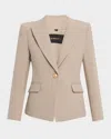 Kobi Halperin Nerys Single-button Canvas Jacket In Beige