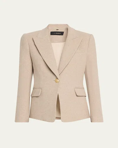 KOBI HALPERIN NERYS SINGLE-BUTTON CANVAS JACKET