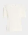 Kobi Halperin Noa Sequin-embellished Crewneck Sweater In White