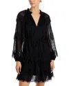 Kobi Halperin Nora Long Sleeve Chiffon Cocktail Dress