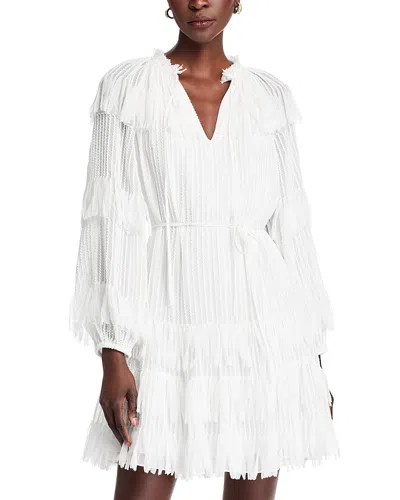 Kobi Halperin Nora Chiffon Dress In Ivory