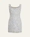 Kobi Halperin Hallie Tweed Dress In Multi