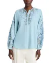 Kobi Halperin Oakley Blouse In Blue