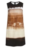 Kobi Halperin Jo Sleeveless Ombre Mini Dress In Natural Multi