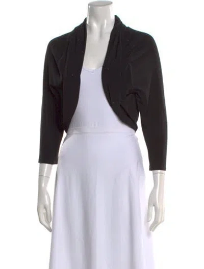 Pre-owned Kobi Halperin Open Front Sweater In Black