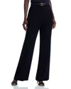 Kobi Halperin Alaska Straight-leg Stretch Silk Pants In Black