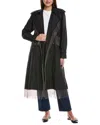 Kobi Halperin Orly Trench Coat In Black