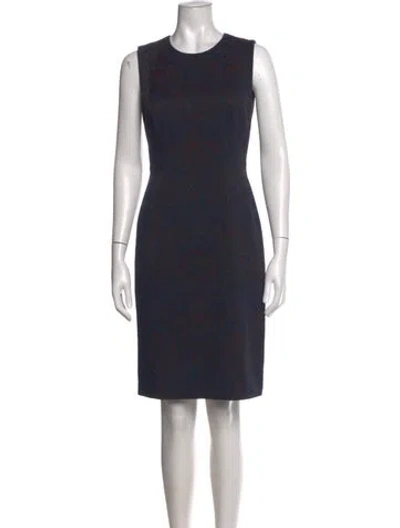 Pre-owned Kobi Halperin Paisley Print Knee-length Dress In Blue