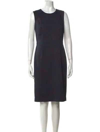 Pre-owned Kobi Halperin Paisley Print Knee-length Dress W/ Tags In Blue