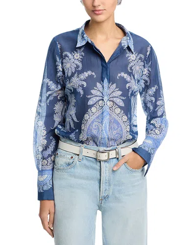 Kobi Halperin Paloma Blouse In Blue