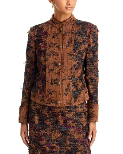 Kobi Halperin Parker Printed Jacket In Brown