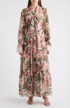 Kobi Halperin Payne Long Sleeve Maxi Dress