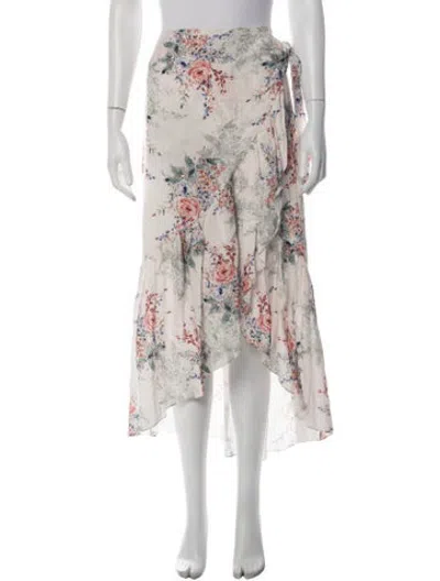 Pre-owned Kobi Halperin Plaid Print Skirt In Pink