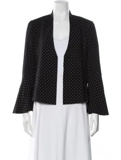 Pre-owned Kobi Halperin Polka Dot Print Jacket In Black