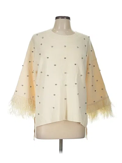 Pre-owned Kobi Halperin Poncho In Ivory