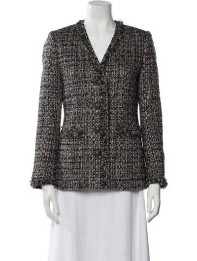 Pre-owned Kobi Halperin Printed Blazer In Multi