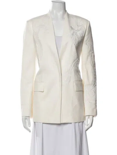 Pre-owned Kobi Halperin Printed Blazer In Neutrals