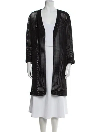 Pre-owned Kobi Halperin Printed Evening Jacket In Black