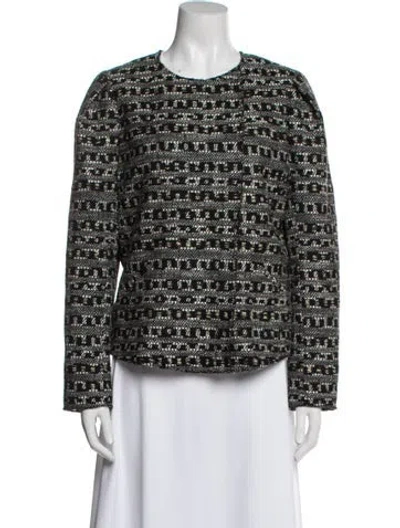 Pre-owned Kobi Halperin Printed Evening Jacket In Multi