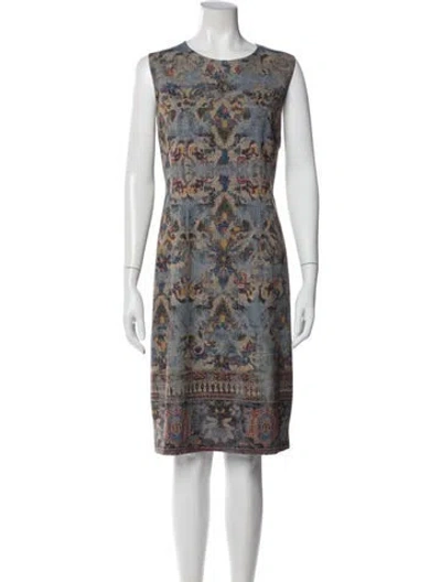 Pre-owned Kobi Halperin Printed Knee-length Dress In Multi