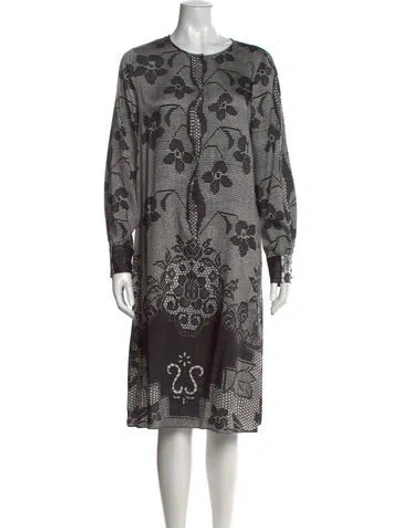 Pre-owned Kobi Halperin Printed Midi Length Dress In Multi