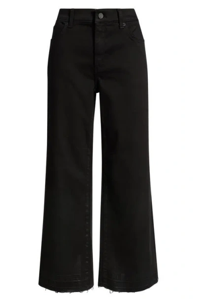Kobi Halperin Rafaella High Rise Wide Leg Pants In Black