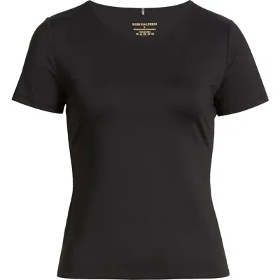 Kobi Halperin Rhianna Stretch Knit T-shirt In Black