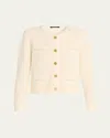 Kobi Halperin Richie Dotted Wool Knit Sweater In Neutral