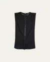 Kobi Halperin Robi Sleeveless Embroidered Blouse In Antique