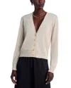 Kobi Halperin Roma V Neck Cardigan Sweater In Natural