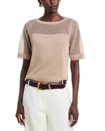 Kobi Halperin Romi Knit Tee In Brown