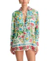 Kobi Halperin Rory Blouse Swim Cover-up In Multi