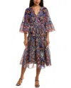 Kobi Halperin Rosa Wrap Dress In Multi