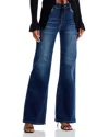 Kobi Halperin Rosie High Rise Wide Leg Jeans In Indigo In Indigo