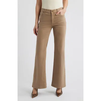 Kobi Halperin Rosie High Waist Wide Leg Pants In Brown