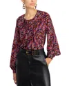 Kobi Halperin Roxanne Blouse In Black Multi