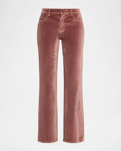 KOBI HALPERIN RUBY STRAIGHT-LEG STRETCH COTTON PANTS