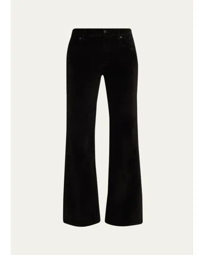 Kobi Halperin Ruby Straight-leg Stretch Cotton Pants In Black