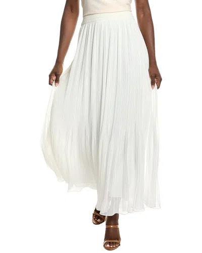 Kobi Halperin Ryle Plisse Midi Skirt In White