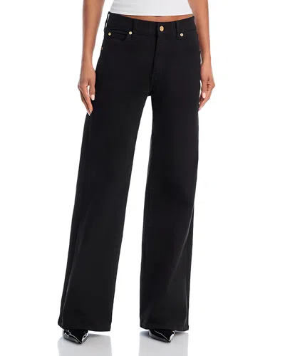 Kobi Halperin Sagit High Rise Wide Leg Jeans In Black