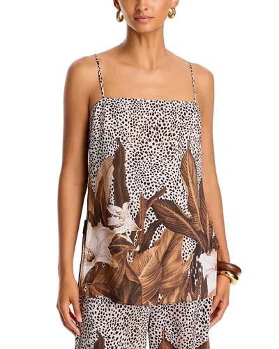 Kobi Halperin Sequoia Printed Side Tie Blouse In Multi
