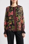 Kobi Halperin Shahar Floral Print Woven Shirt In Multi