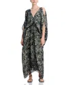 Kobi Halperin Shalev Swim Cover-up Dress In Black Multi