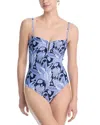 Kobi Halperin Shani One Piece Swimsuit In Indigo Multi