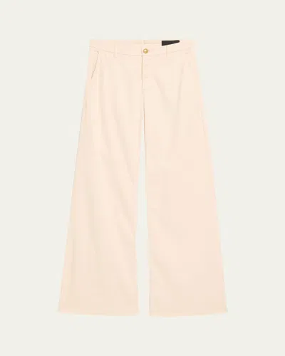 Kobi Halperin Shay Wide-leg Linen Blend Pants In Ecru